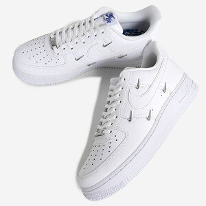 NIKE WMNS AIR FORCE 1 '07 LX �gMINI CHROME SWOOSHES�h WHITE �i�C�L �E�B�����Y �G�A�t�H�[�X �X�j�[�J�[ ( CT1990-100 )