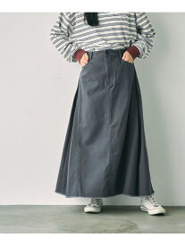 【SALE／50%OFF】カツラギフレアスカート coen コーエン スカート その他のスカート ブラウン グレー ホワイト【RBA_E】[Rakuten Fashion]