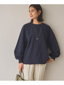 【SALE／9%OFF】タイプライターボリュームスリーブブラウス RONEL コーエン トップス シャツ・ブラウス ホワイト ネイビー【RBA_E】【送料無料】[Rakuten Fashion]