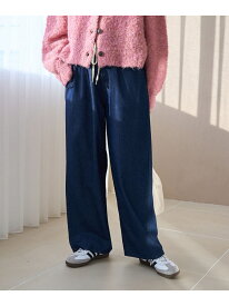 【SALE／25%OFF】【人気カラー"グレー"WEB限定再入荷!】コットンレーヨンデニムワイドパンツ coen コーエン パンツ ジーンズ・デニムパンツ グレー ネイビー【RBA_E】【送料無料】[Rakuten Fashion]