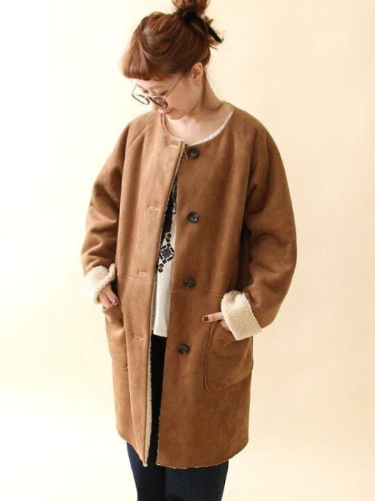 楽天市場】【SALE／55%OFF】フェイクムートンコート coen コーエン 
