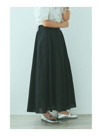 【SALE／50%OFF】【大草直子さんコラボ】AMARC(アマーク) タックフレアスカート RONEL コーエン スカート その他のスカート ブルー ブラック【RBA_E】【送料無料】[Rakuten Fashion]