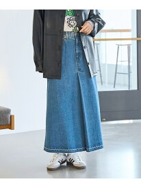 【SALE／40%OFF】デニムフレアロングスカート coen コーエン スカート その他のスカート ブルー ネイビー【RBA_E】[Rakuten Fashion]
