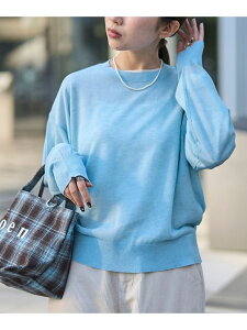 �ySALE�^50%OFF�z�yUV�J�b�g�z�I�[�^���V�A�[�N���[�l�b�N�j�b�g coen �R�[�G�� �g�b�v�X �j�b�g �u���b�N ���b�h �u���[ �O���[�yRBA_E�z[Rakuten Fashion]