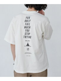 【WELLTECT】ロゴバックプリントTシャツ(WEB限定カラー) coen コーエン トップス カットソー・Tシャツ ホワイト ブラック グレー[Rakuten Fashion]