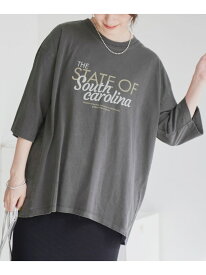 【SALE／45%OFF】ピグメントドッキング布帛五分袖Tシャツ coen コーエン トップス カットソー・Tシャツ ブルー ベージュ グレー ホワイト【RBA_E】[Rakuten Fashion]
