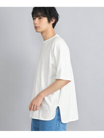 レイヤードラウンドヘムTシャツ coen コーエン トップス カットソー・Tシャツ ホワイト グレー[Rakuten Fashion]