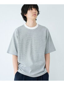 【SALE／35%OFF】【抗菌防臭・防汚(食品,衿の皮脂汚れ)・UVカット】クリーンプラスボーダーTシャツ ショートスリーブ coen コーエン トップス カットソー・Tシャツ ネイビー ブラウン ホワイト【RBA_E】[Rakuten Fashion]