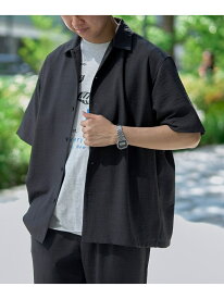 【SALE／20%OFF】リネンライクリラックスシャツ【UVカット / インフルエンサー紹介アイテム】 coen コーエン トップス シャツ・ブラウス ホワイト グレー グリーン ネイビー【RBA_E】[Rakuten Fashion]