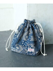 【SALE／30%OFF】SMITH'S(スミス)別注巾着バッグ coen コーエン バッグ ハンドバッグ ブラック ネイビー【RBA_E】[Rakuten Fashion]