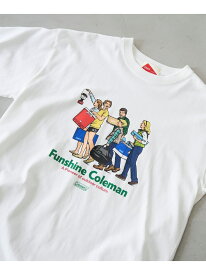 【SALE／40%OFF】Coleman(コールマン) 別注グラフィックTシャツ coen コーエン トップス カットソー・Tシャツ ホワイト【RBA_E】[Rakuten Fashion]
