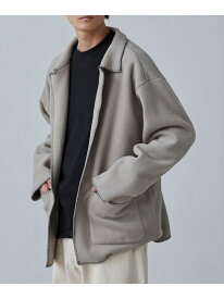 【SALE／50%OFF】＜Parknik＞フリースカーディガン coen コーエン トップス カーディガン ベージュ グレー【RBA_E】[Rakuten Fashion]