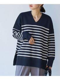 【SALE／46%OFF】ミラノリブVネックニット(WEB限定カラー) coen コーエン トップス ニット ブラウン グリーン【RBA_E】[Rakuten Fashion]