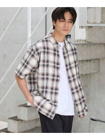 【SALE／30%OFF】アソートチェックパナマシャツ coen コーエン トップス シャツ・ブラウス ホワイト レッド【RBA_E】[Rakuten Fashion]