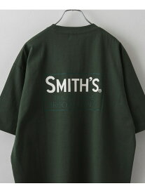 SMITH'S(スミス)別注ロゴプリントポケットTシャツ coen コーエン トップス カットソー・Tシャツ ホワイト ブラック グリーン【先行予約】*[Rakuten Fashion]