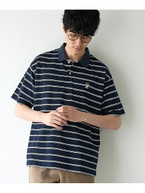 【SALE／20%OFF】＜父の日ギフトにもおすすめ＞【接触冷感】カノコアニマルシシュウボーダーポロシャツ coen コーエン トップス ポロシャツ ホワイト ネイビー【RBA_E】[Rakuten Fashion]