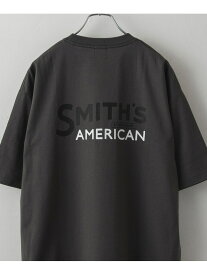 SMITH'S(スミス)別注ロゴプリントTシャツ coen コーエン トップス カットソー・Tシャツ グレー ホワイト ブルー[Rakuten Fashion]