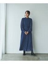 楽天市場】ネイビー ワンピース（柄ドット・水玉）の通販