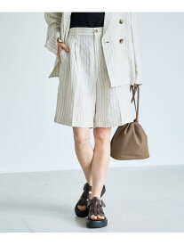 【SALE／50%OFF】【接触冷感】リネンレーヨンショートパンツ(インフルエンサー紹介アイテム) coen コーエン パンツ キュロット ブラック【RBA_E】[Rakuten Fashion]