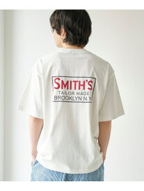 【SALE／40%OFF】SMITH'S(スミス)別注ポケット付きプリント半袖Tシャツ coen コーエン トップス カットソー・Tシャツ ブラウン イエロー ホワイト ネイビー ブラック【RBA_E】[Rakuten Fashion]