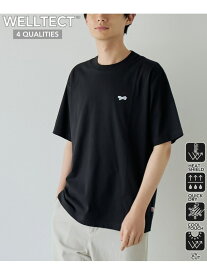 【SALE／50%OFF】【UVカット・接触冷感・吸水速乾・遮熱性】Penneys x WELLTECT 別注ワンポイントTシャツ coen コーエン トップス カットソー・Tシャツ ベージュ ホワイト ブラック ネイビー【RBA_E】[Rakuten Fashion]