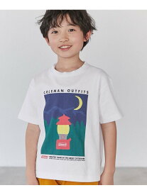 【SALE／43%OFF】Coleman(コールマン)別注キャンプモチーフプリントTシャツ coen コーエン トップス カットソー・Tシャツ レッド【RBA_E】[Rakuten Fashion]