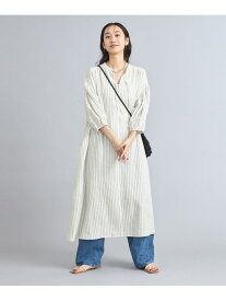 【SALE／15%OFF】接触冷感リネンレーヨンスキッパーシャツワンピース coen コーエン ワンピース・ドレス シャツワンピース グレー ホワイト【RBA_E】【送料無料】[Rakuten Fashion]