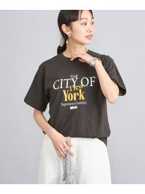 ROCK STANLEY(ロックスタンレー)別注NYCロゴプリントTシャツ coen コーエン トップス カットソー・Tシャツ ピンク ホワイト グレー レッド[Rakuten Fashion]