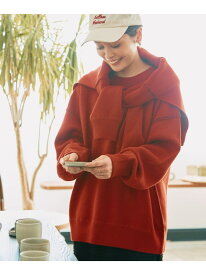 【SALE／10%OFF】スウェットライク2wayニット coen コーエン トップス ニット ブラック グレー オレンジ【RBA_E】【送料無料】[Rakuten Fashion]