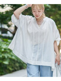 【SALE／30%OFF】MARKET(マーケット)スモッキング チュニック ブラウス coen コーエン トップス シャツ・ブラウス イエロー ブラック ホワイト【RBA_E】[Rakuten Fashion]