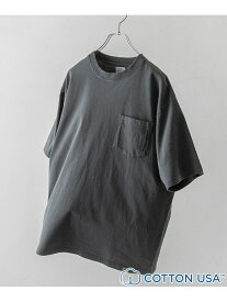 【SALE／20%OFF】USAコットンピグメントTシャツ coen コーエン トップス カットソー・Tシャツ グレー ホワイト イエロー ネイビー【RBA_E】[Rakuten Fashion]