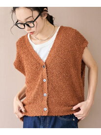【SALE／35%OFF】ネップヤーン2WAYニットベスト coen コーエン トップス ニット ブラック ホワイト ブラウン【RBA_E】[Rakuten Fashion]