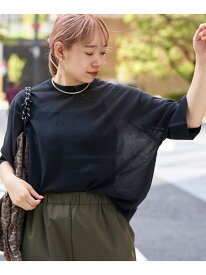 【SALE／50%OFF】サラコシアーサマーニットビッグTシャツ coen コーエン トップス ニット ピンク イエロー ホワイト ブラック【RBA_E】[Rakuten Fashion]