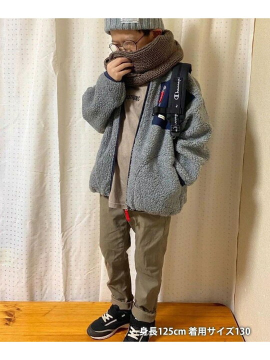 楽天市場】【SALE／16%OFF】[洗える]ボアフリーススタンドカラージップ 