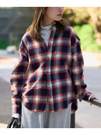 【SALE／20%OFF】オンブレチェックライトネルレギュラーシャツ【YouTube紹介アイテム】 coen コーエン トップス シャツ・ブラウス ネイビー ホワイト グレー ブラウン【RBA_E】[Rakuten Fashion]