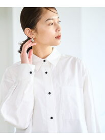 【RONEL】コットンブロードシャツ coen コーエン トップス シャツ・ブラウス ホワイト ブルー【送料無料】[Rakuten Fashion]