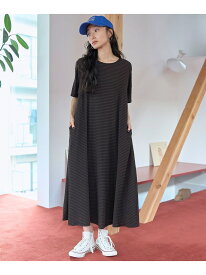 サッカーチェック バックリボンワンピース coen コーエン ワンピース・ドレス ワンピース グレー ブラック ブラウン【送料無料】[Rakuten Fashion]