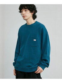 【SALE／40%OFF】SMITH'S(スミス)別注 バック刺繍ポケットスウェット coen コーエン トップス スウェット・トレーナー ブラック ホワイト ネイビー【RBA_E】[Rakuten Fashion]