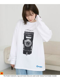 【SALE／34%OFF】【Kodak/コダック】カメラグラフィックプリントTシャツ coen コーエン トップス カットソー・Tシャツ ブラック ホワイト【RBA_E】[Rakuten Fashion]