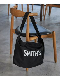 SMITH'S(スミス)別注ビッグショルダーバッグ/メッセンジャーバッグ coen コーエン バッグ ショルダーバッグ ホワイト ブラック【送料無料】[Rakuten Fashion]