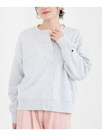 【SALE／35%OFF】ハートモチーフ裏毛カーディガン coen コーエン トップス カーディガン グレー ホワイト オレンジ【RBA_E】[Rakuten Fashion]