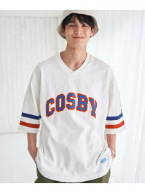 【SALE／50%OFF】COSBY(コスビー)別注ホッケー7分袖Tシャツ coen コーエン トップス カットソー・Tシャツ ホワイト【RBA_E】[Rakuten Fashion]