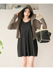 【SALE／50%OFF】【UVカット率90%以上/2点セット/WEB限定/体型カバー】オールインワン+ラッシュガード スイムウエア(インフルエンサー紹介アイテム) coen コーエン 水着・スイムグッズ 水着 ブラック【RBA_E】【送料無料】[Rakuten Fashion]
