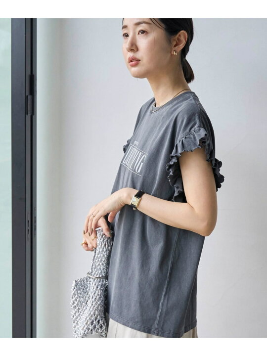 楽天市場】【SALE／35%OFF】ピグメントアソートフリルTシャツ coen  