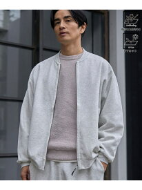 【SALE／40%OFF】クリーンプラススウェットジップブルゾン【防汚(食品汚れ)・UVカット】 coen コーエン ジャケット・アウター ブルゾン・ジャンパー グレー ブラック【RBA_E】[Rakuten Fashion]