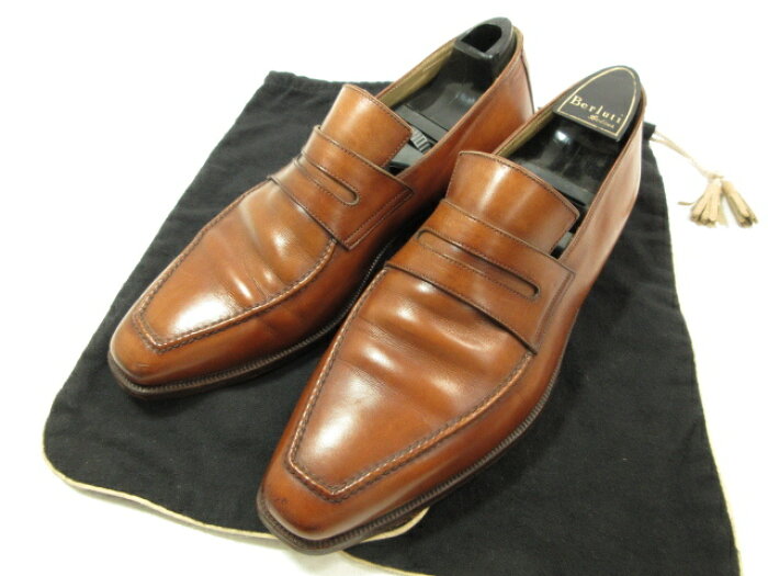 美品 ベルルッティ Berluti 不朽の名作 アンディ Andy レザー