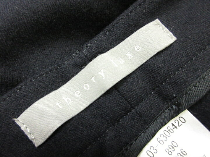 楽天市場】超美品 【セオリーリュクス theory luxe】 ウールスラックス 