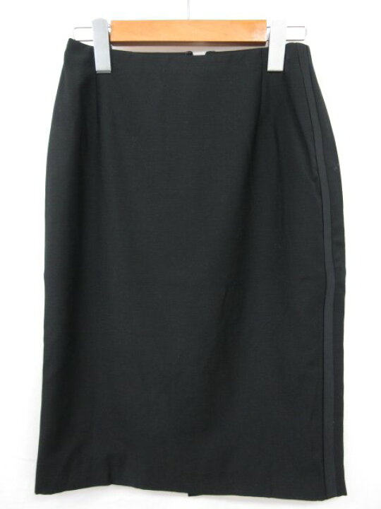 GIANNI VERSACE COUTURE】ひざ丈タイトスカート(38)黒