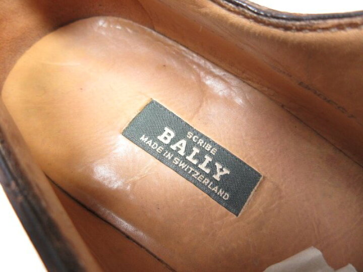 楽天市場】【バリー BALLY】 ウイングチップ 内羽根 レザー ドレス 