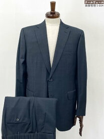 未使用【ブリオーニ Brioni】Brnico ウール100％ 2B 最高級オーダースーツ (メンズ)50相当 暗めのグリーン系 チェック柄 伊製★35HRB0030★【中古】